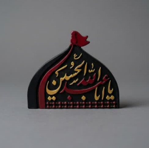 نماد محرمی میو استون مدل یا ابا عبدالله سنگ مصنوعی ابعاد7*6